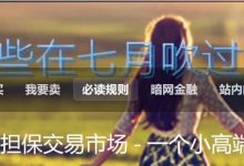 暗网中文担保交易市场诈骗网站[亲身经历]-剧搜博客